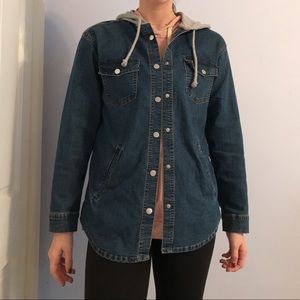 H&M Hooded Jean Jacket